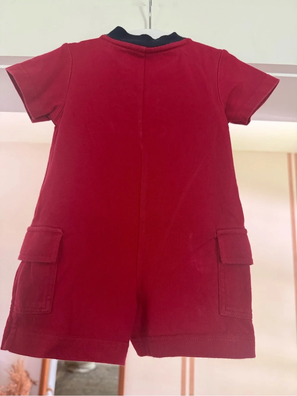 Gymboree Crab Shack Line “Crabby” Romper Sz 0-3 Months